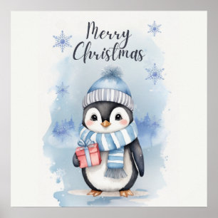 Poster "Pingouin mignon 2"