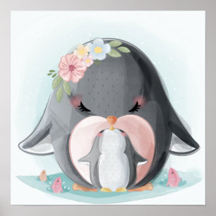 Poster Pingouins