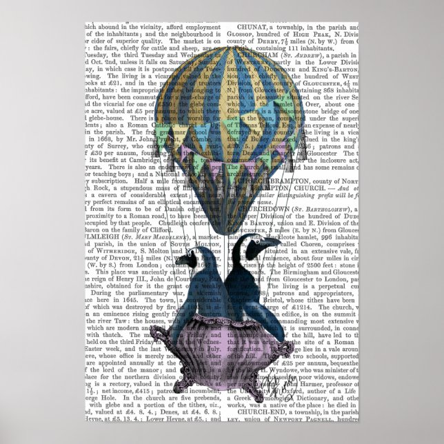 Poster Pingouins volants (Devant)