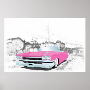 Poster Pink Caddy