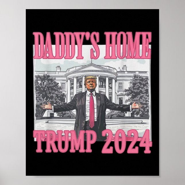 Poster Pink Daddys Accueil Trump 2024 (Devant)