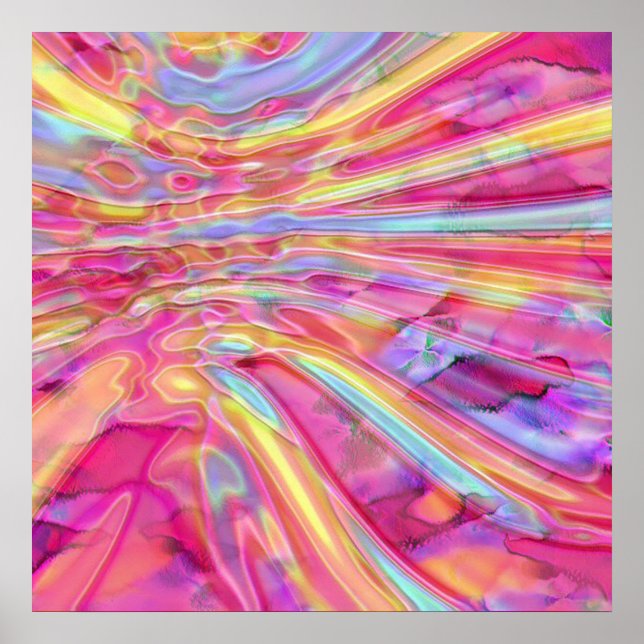 Poster Pink Escape Print (Devant)