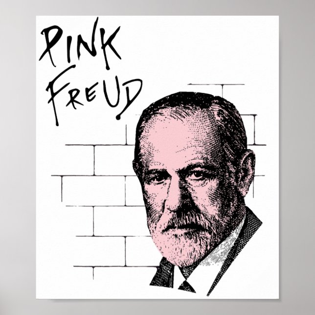 Poster Pink Freud Sigmund Freud (Devant)
