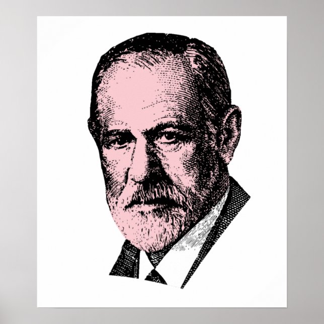 Poster Pink Freud Sigmund Freud (Devant)