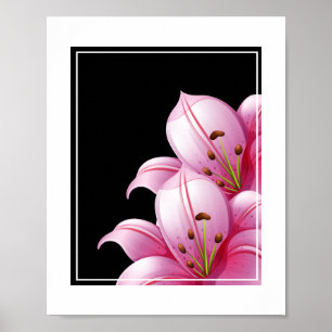 Poster-Pink Lillie's Poster