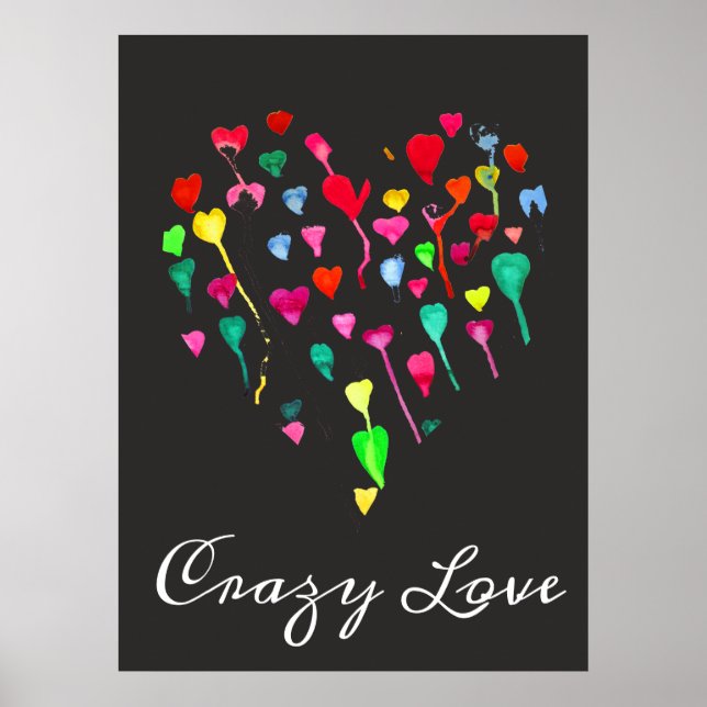 Poster Pink lipstick baiser pop art rose et noir (Devant)