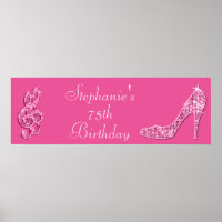 Pink Music Note et Stiletto 75e anniversaire