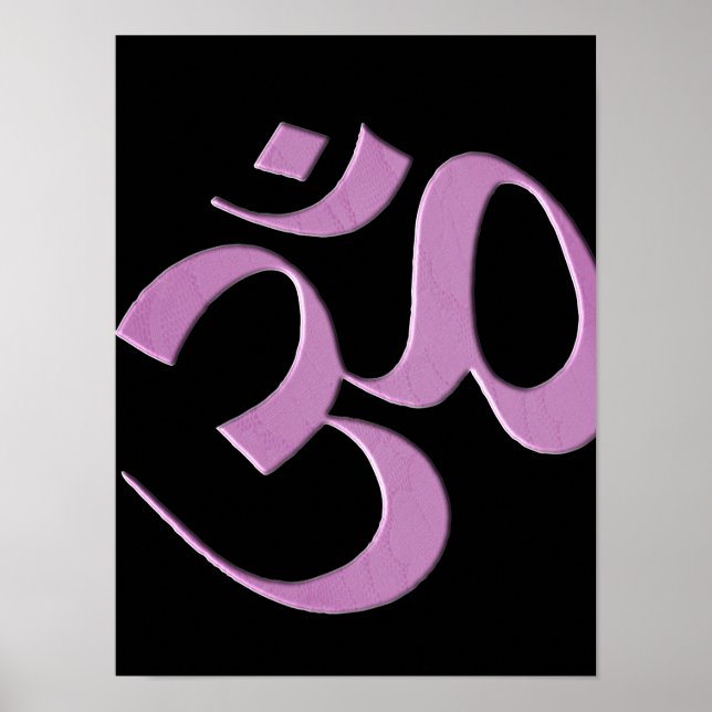 Poster Pink Om  (Devant)