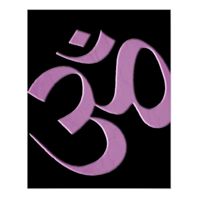 Poster Pink Om (Devant)