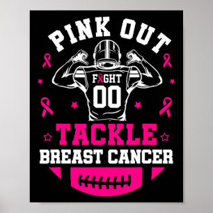 Poster Pink Out Tacker Sensibilisation au cancer du sein 