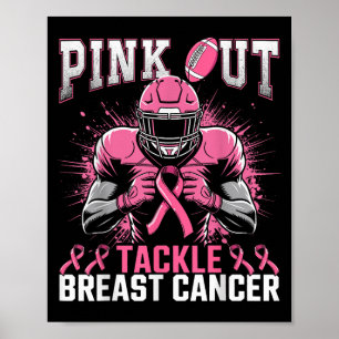 Poster Pink Out Tacker Sensibilisation au cancer du sein 