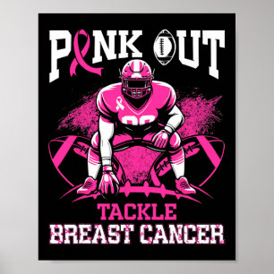 Poster Pink Out Tacker Sensibilisation au cancer du sein