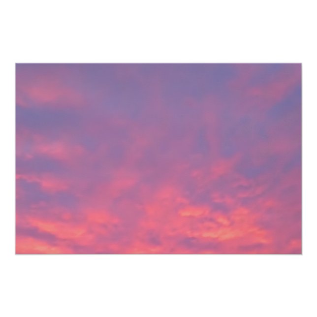 Poster Pink Sky Photography (Devant)