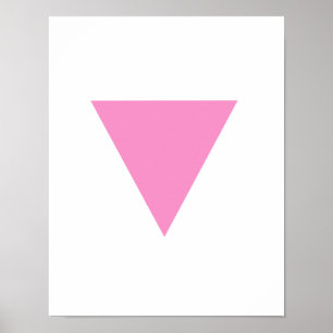 POSTER PINK TRIANGLE