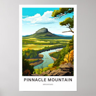 Poster Pinnacle Mountain Arkansas Imprimer