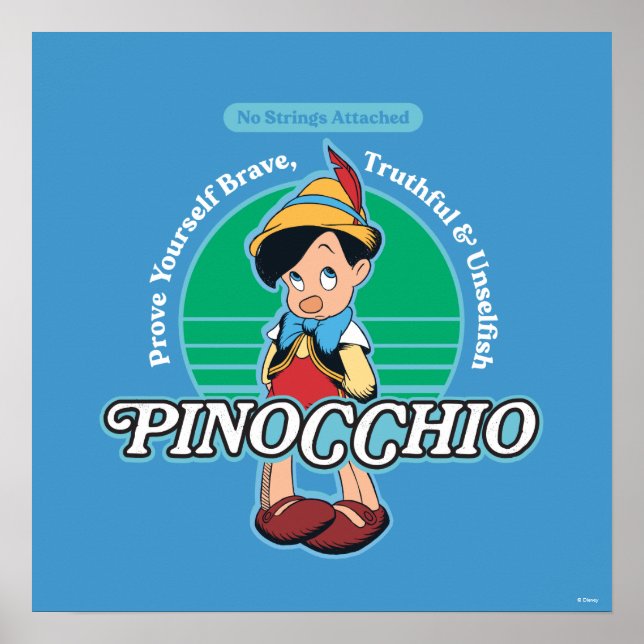 Poster Pinocchio | Aucune chaîne attachée (Devant)