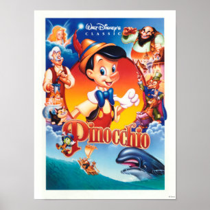 Poster Pinocchio classique