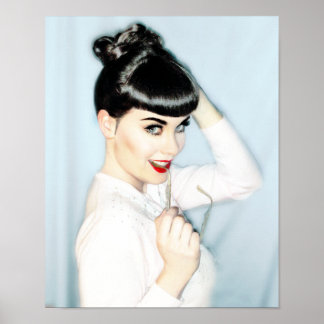 Poster Pinup Peint