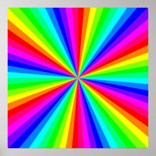 POSTER PINWHEEL RAINBOUR
