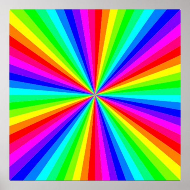 POSTER PINWHEEL RAINBOUR (Devant)