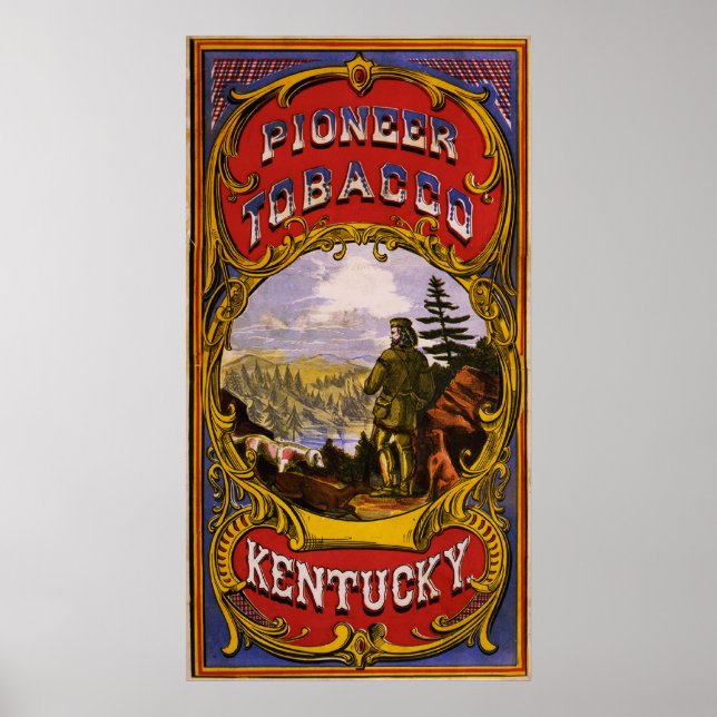Poster Pioneer Tobacco Kentucky (Devant)