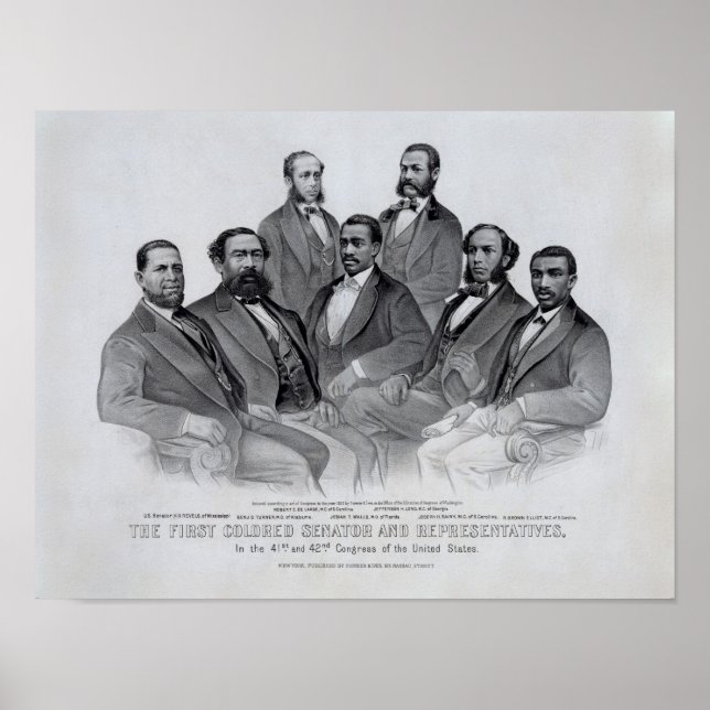 Poster Pionniers afro-américains (Devant)