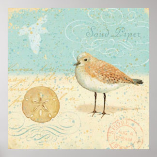 Poster Pipe de sable vintage française