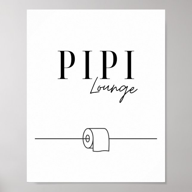 Poster Pipi Lounge (Devant)