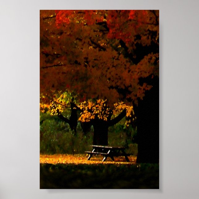 Poster Pique-nique d'automne (Devant)