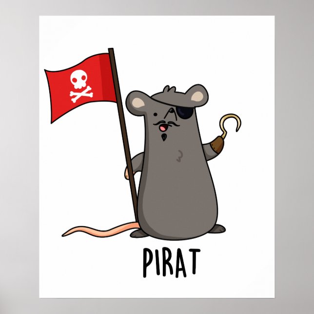 Poster Pirat Funny Pirate Pirate (Devant)