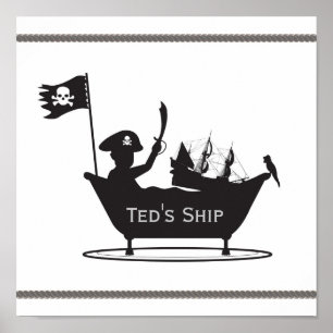 Poster Pirate Boy Print