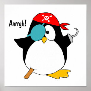 Poster Pirate Penguin