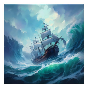 Poster Pirate Ship Art Series - Première édition #17