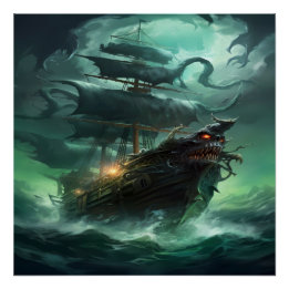 Poster Pirate Ship Art Series - Première édition #3