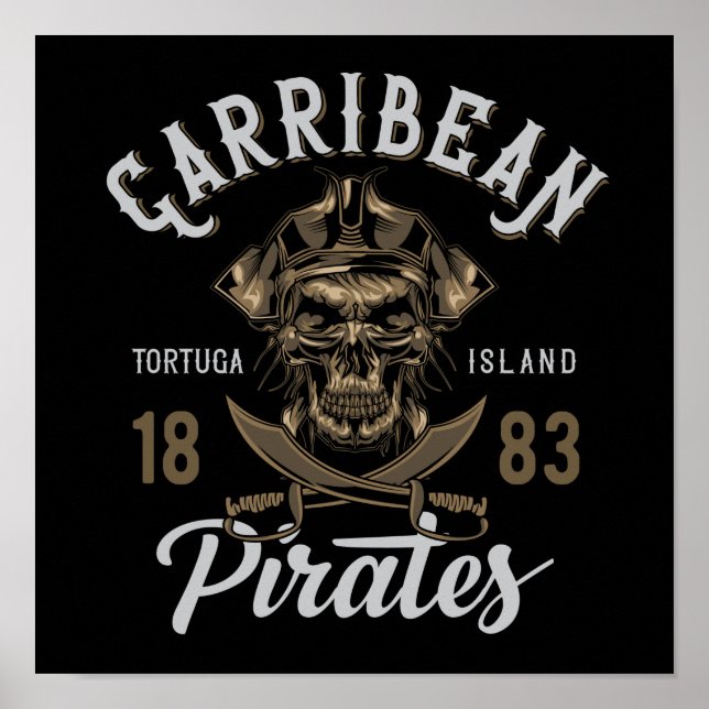 Poster Pirates des Caraïbes (Devant)