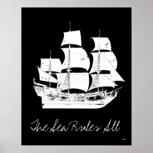 Poster Pirates des Caraïbes 5  Les règles de la mer