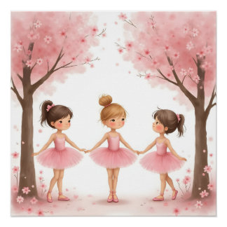 Poster Pirouettes pétales Imprimer