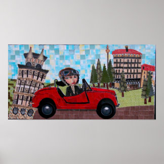 Poster Pisa Driver - Bonorand Art