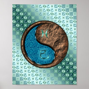 Poster Pisces et Serpent de Terre