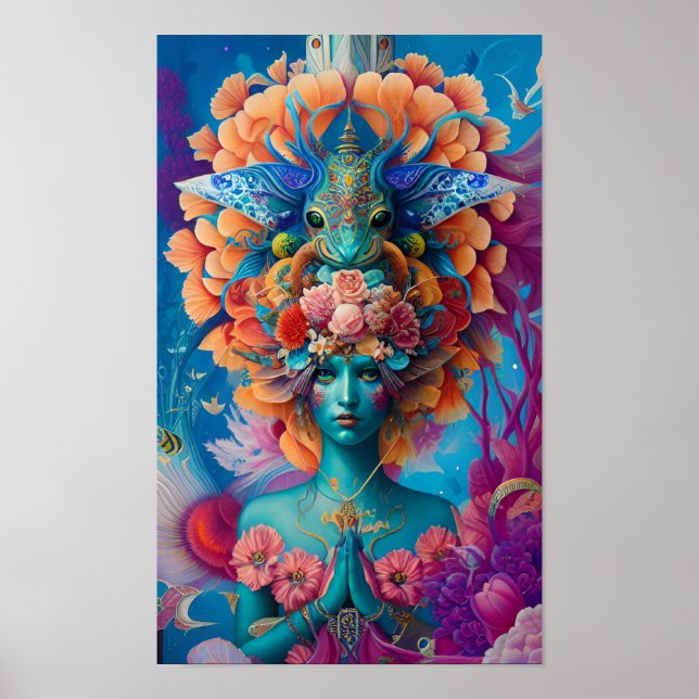 Poster Pisces Goddess (Devant)