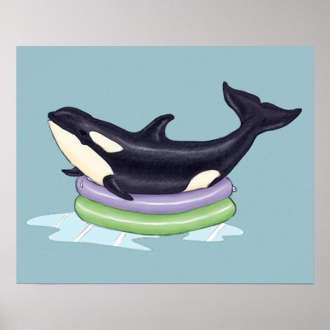 Poster Piscine pour enfants d'Orca (Devant)