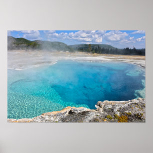 Poster Piscine Sapphire, parc national Yellowstone
