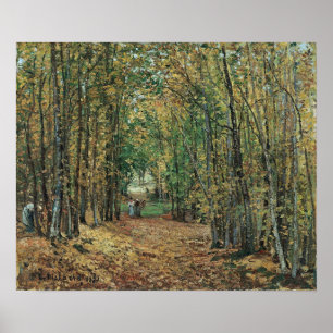 Poster Pissarro - Bois À Marly 1871