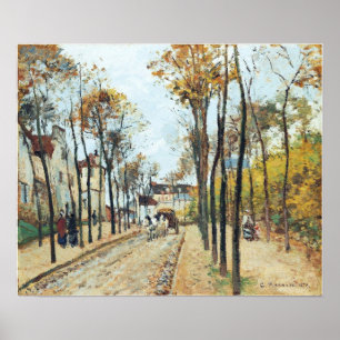 Poster Pissarro - Boulevard Des Fosses Pontoise 1872