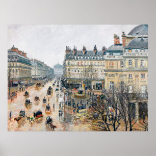 Poster Pissarro - Carré de théâtre français, Paris,