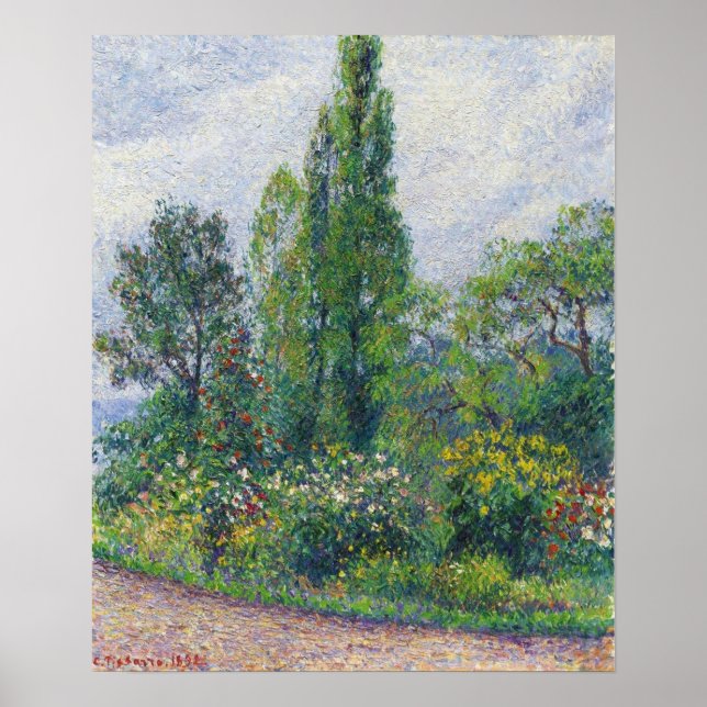 Poster Pissarro - Jardin D'Octave Mirbeau À Damps (Eure (Devant)