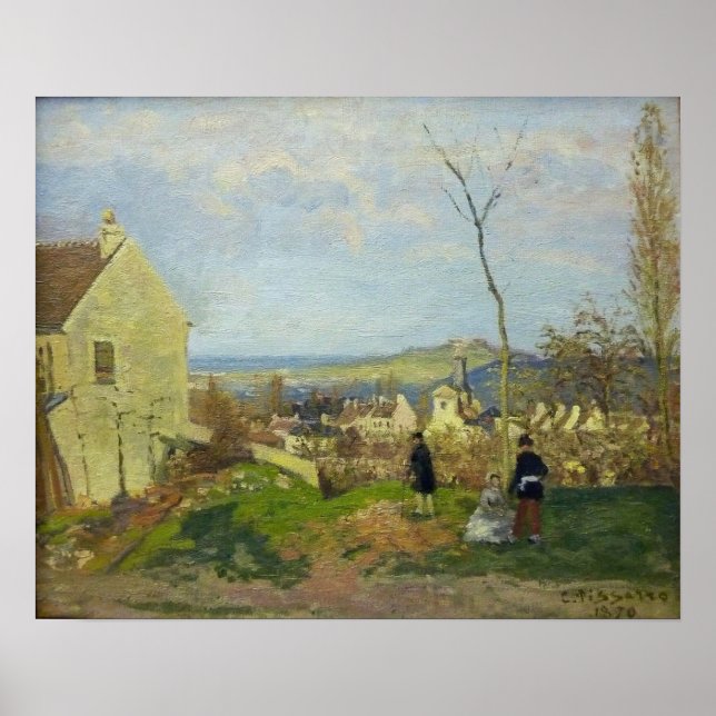 Poster Pissarro - Louveciennes Avec Le Mont Valerien En A (Devant)