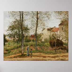 Poster Pissarro - Maisons À Bougival (Automne)