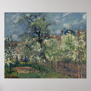Poster Pissarro - Maubuisson Garden Pontoise Pear Trees