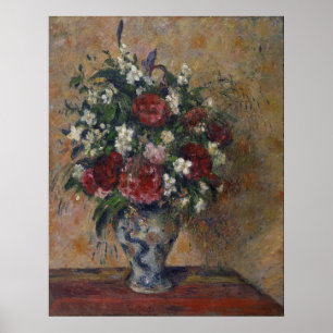 Poster Pissarro Nature morte aux pivoines et au lilas des